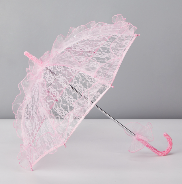 Bridal Lace Parasol Umbrella for Wedding Decoration