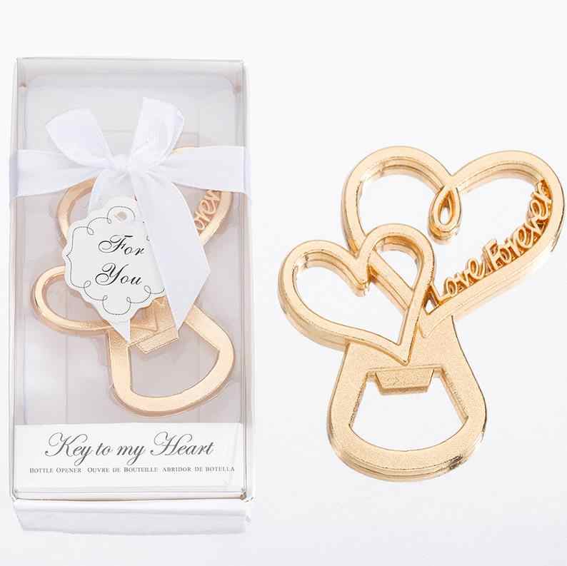 Heart Love Forever Bottle Openers for Wedding Favors