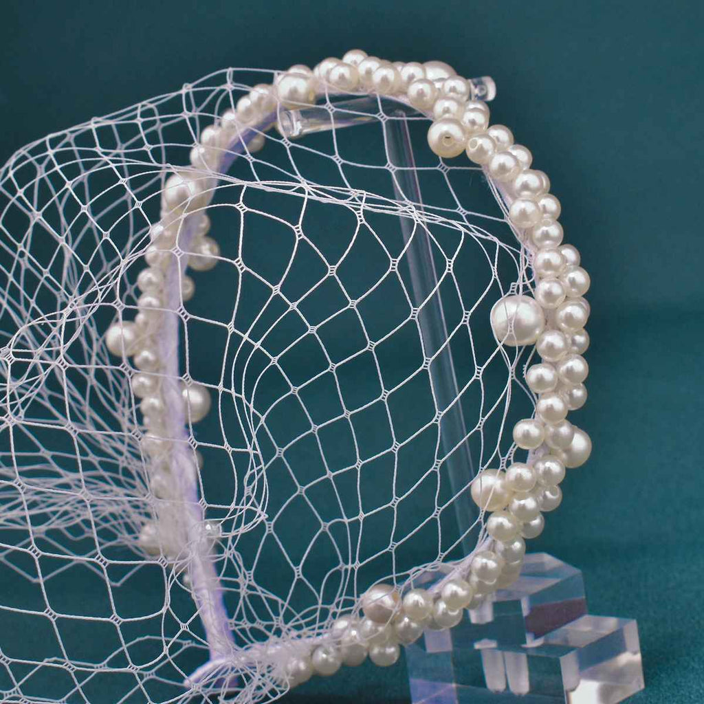 Bridal Retro Elegant Alloy Mesh Headband