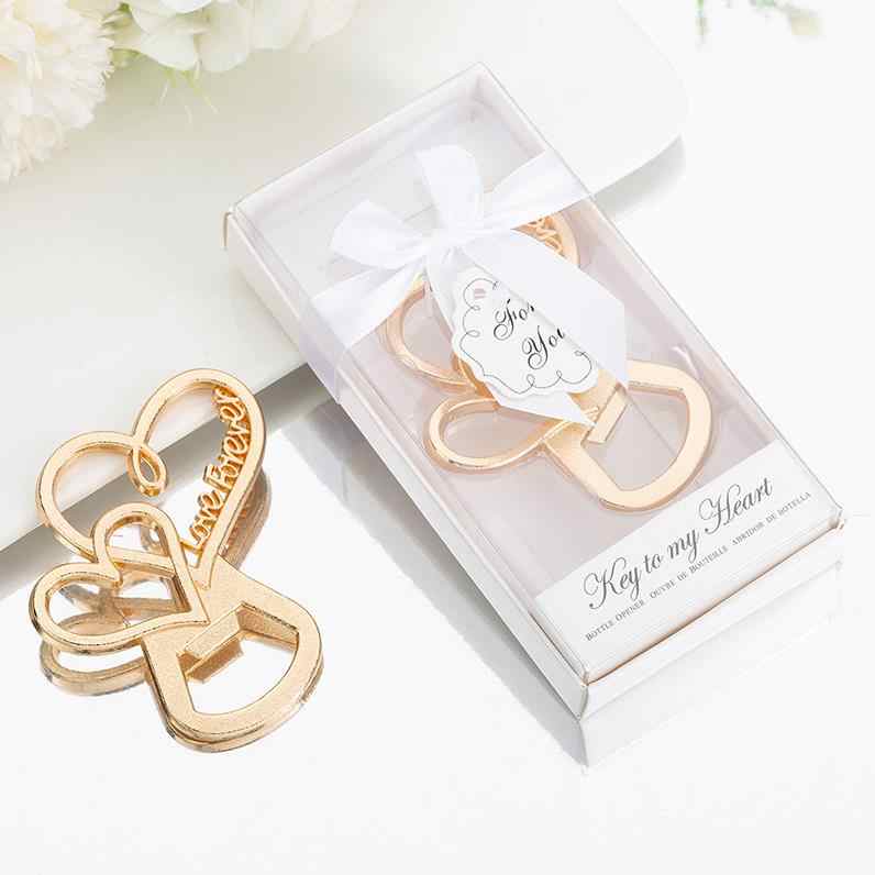 Heart Love Forever Bottle Openers for Wedding Favors