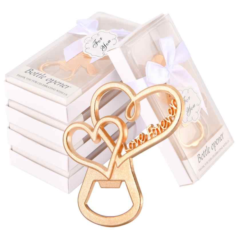 Heart Love Forever Bottle Openers for Wedding Favors