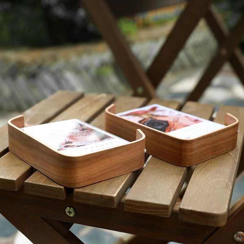 Novelty Gift Idea Wooden Acrylic L-Shaped Photo Frame