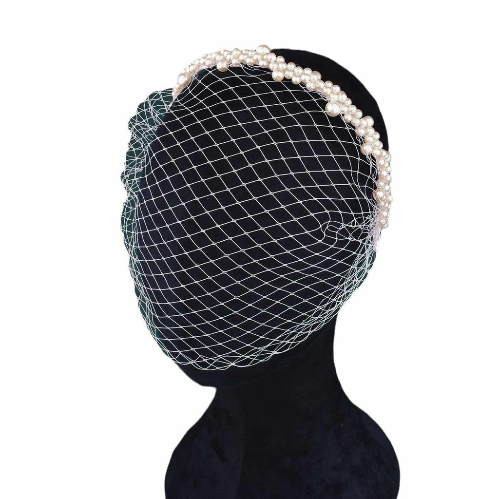 Bridal Retro Elegant Alloy Mesh Headband