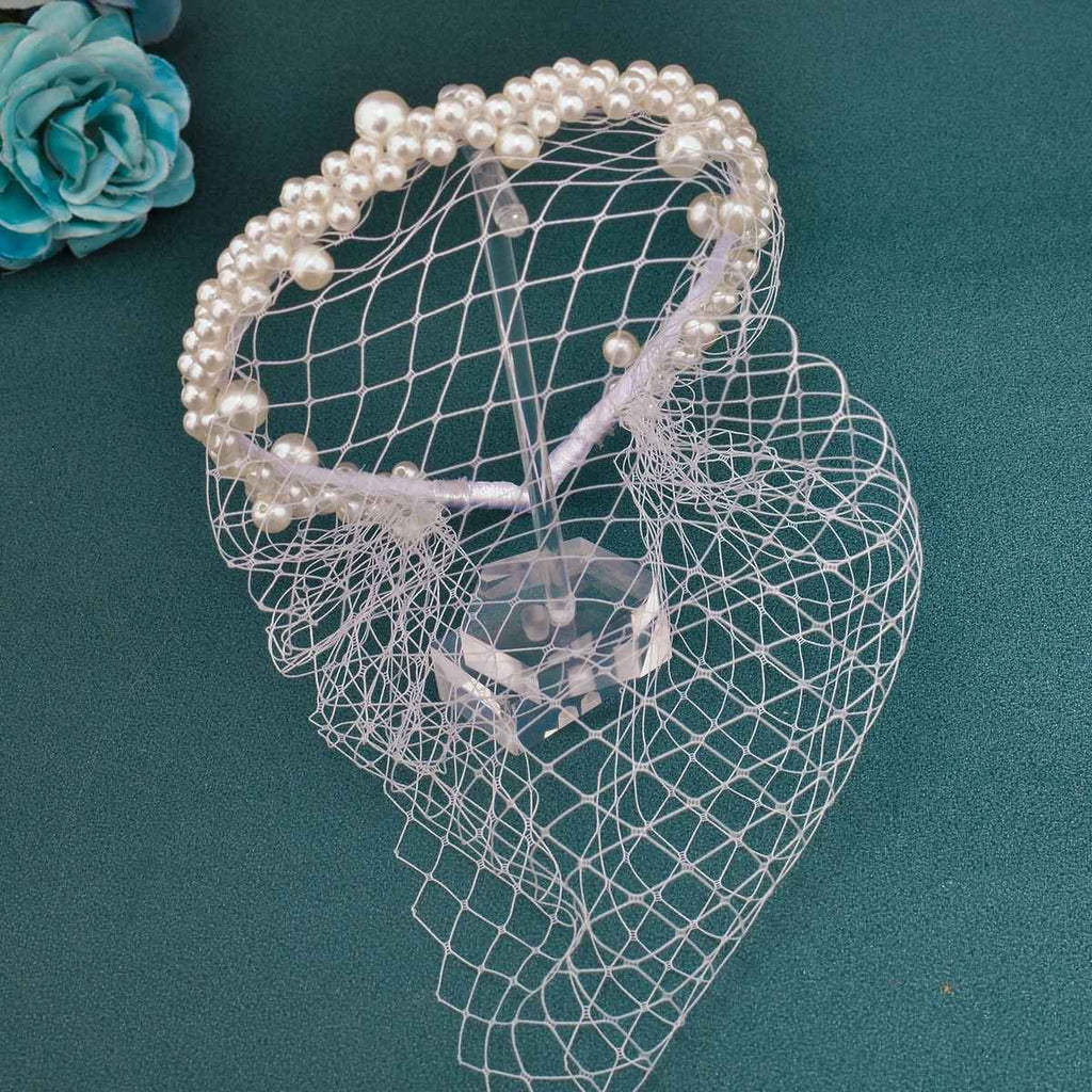 Bridal Retro Elegant Alloy Mesh Headband