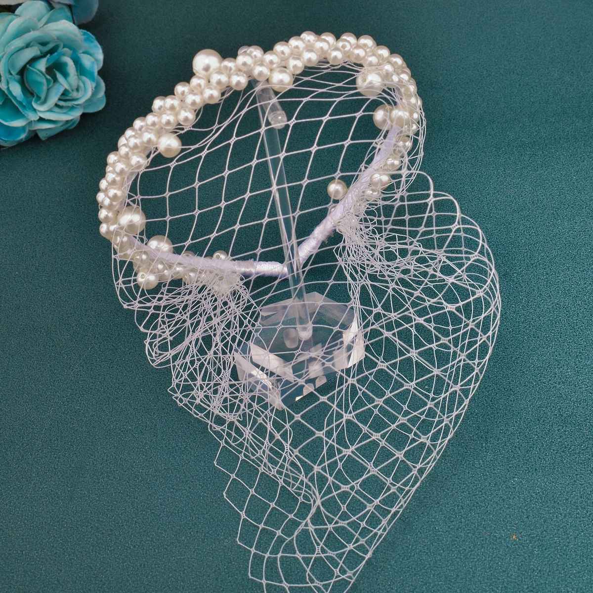 Bridal Retro Elegant Alloy Mesh Headband
